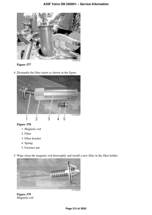 Volvo A35F Articulated Dump Truck Repair Service Manual (SN after 320001 -) - Image 5