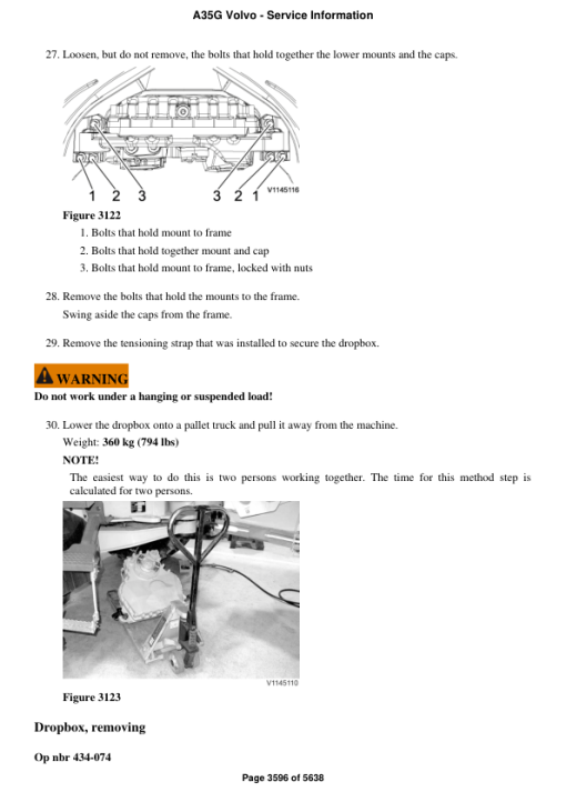 Volvo A35G Articulated Dump Truck Repair Service Manual - Image 3