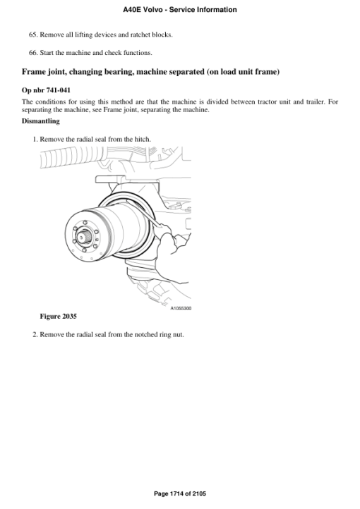 Volvo A40E Articulated Dump Truck Repair Service Manual - Image 3