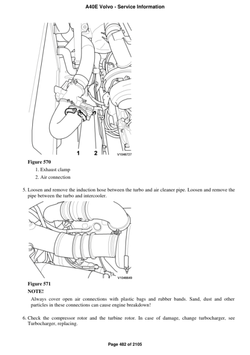 Volvo A40E Articulated Dump Truck Repair Service Manual - Image 5