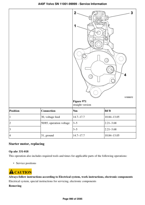 Volvo A40F Articulated Dump Truck Repair Service Manual (SN 11001-99999) - Image 5