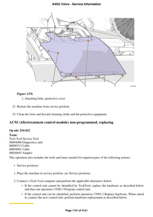 Volvo A45G Articulated Dump Truck Repair Service Manual - Image 2