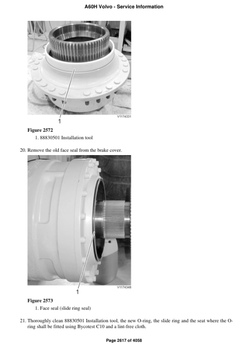 Volvo A60H Articulated Dump Truck Repair Service Manual - Image 3