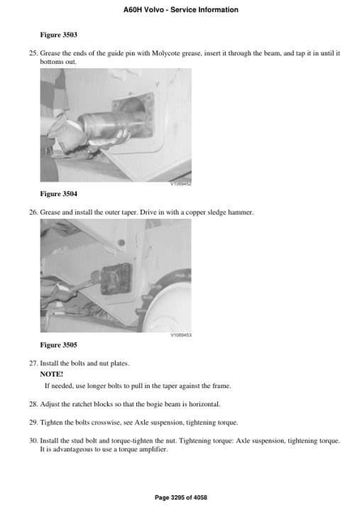 Volvo A60H Articulated Dump Truck Repair Service Manual - Image 4