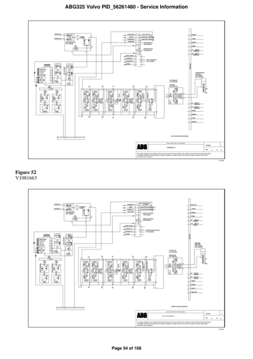 Volvo ABG325 Pavers Repair Service Manual - Image 4