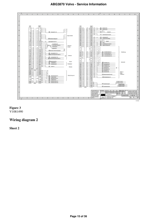 Volvo ABG3870 Pavers Repair Service Manual - Image 2