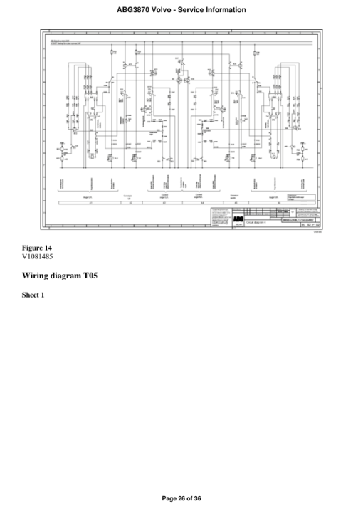 Volvo ABG3870 Pavers Repair Service Manual - Image 3