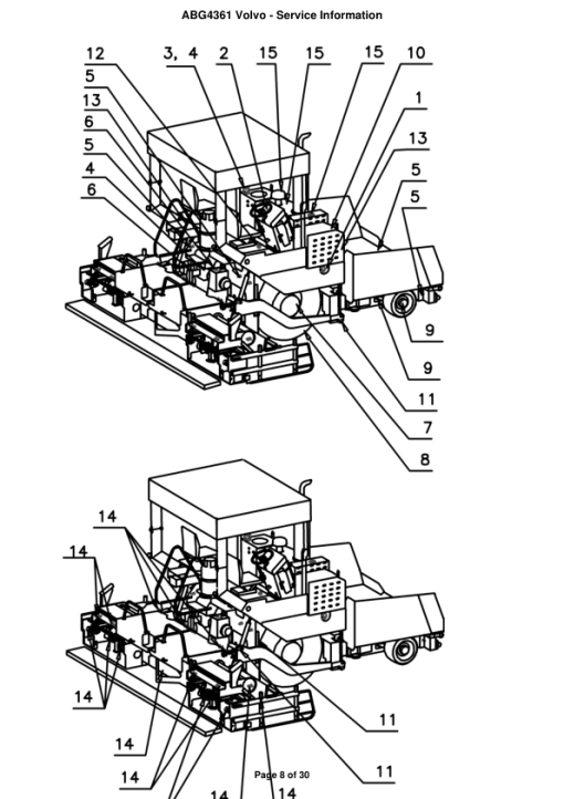 Volvo ABG4361 Pavers Repair Service Manual - Image 5