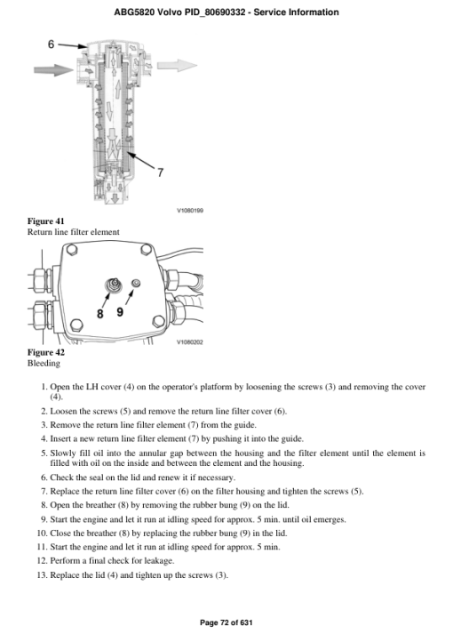 Volvo ABG5820 Pavers Repair Service Manual - Image 5