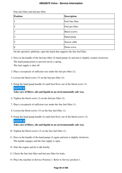 Volvo ABG5870 Pavers Repair Service Manual - Image 4