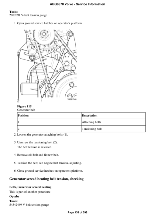 Volvo ABG6870 Pavers Repair Service Manual - Image 2