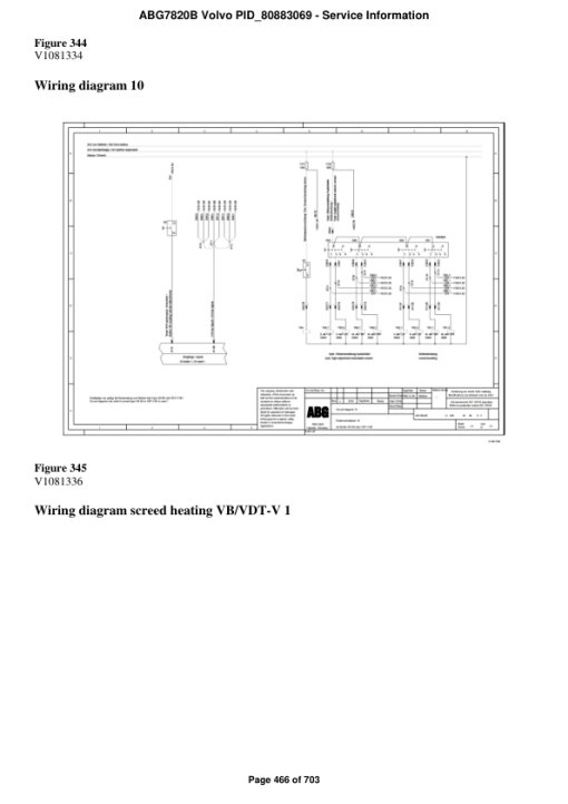 Volvo ABG7820B Pavers Repair Service Manual - Image 3