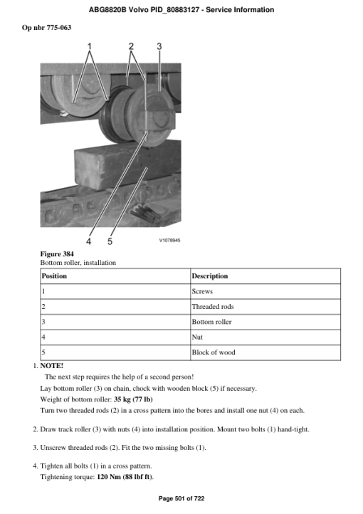 Volvo ABG8820B Pavers Repair Service Manual - Image 3