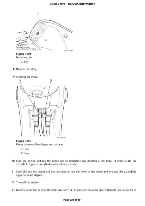 Volvo BL60 Backhoe Loader Repair Service Manual - Image 5