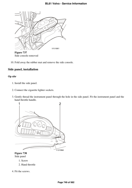 Volvo BL61 Backhoe Loader Repair Service Manual - Image 5