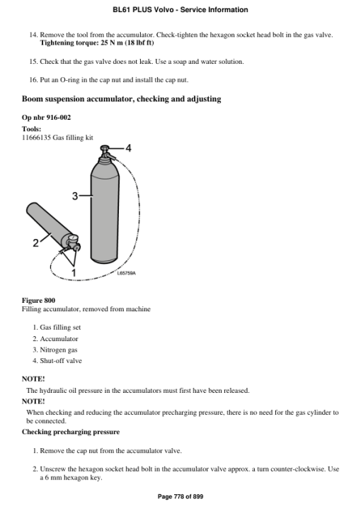 Volvo BL61 PLUS Backhoe Loader Repair Service Manual - Image 5