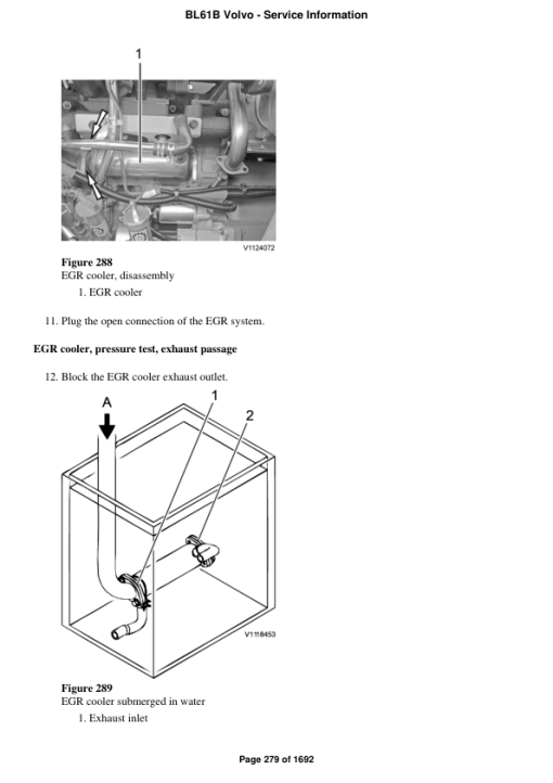 Volvo BL61B Backhoe Loader Repair Service Manual - Image 4