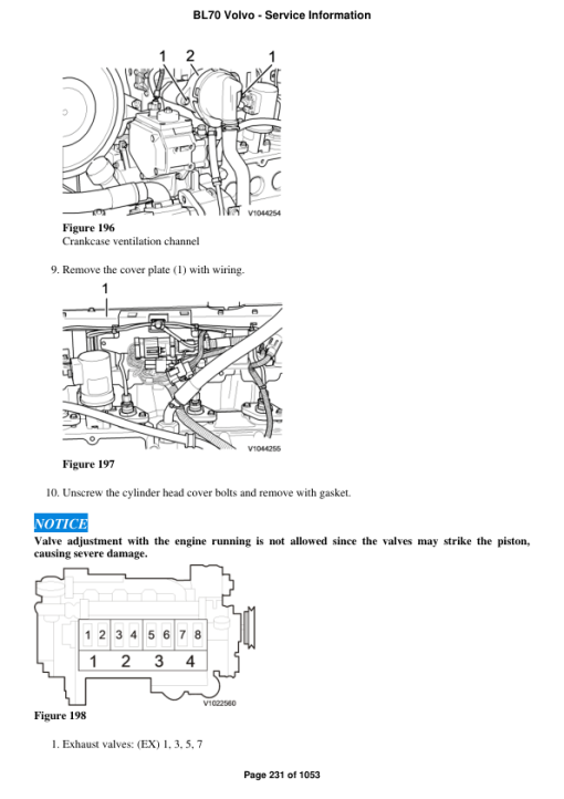 Volvo BL70 Backhoe Loader Repair Service Manual - Image 2