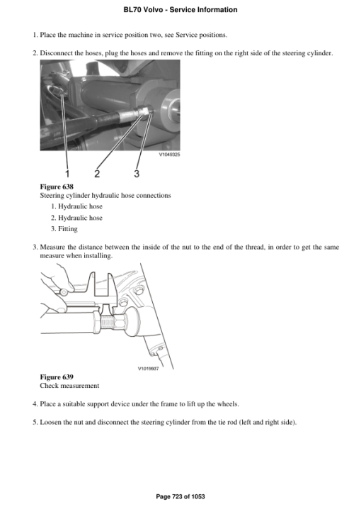 Volvo BL70 Backhoe Loader Repair Service Manual - Image 4