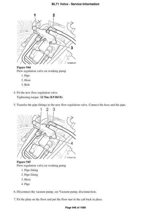 Volvo BL71 Backhoe Loader Repair Service Manual - Image 4