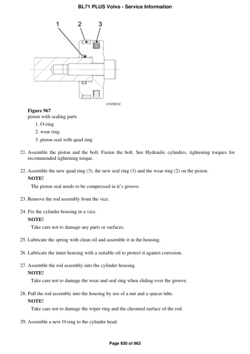 Volvo BL71 PLUS Backhoe Loader Repair Service Manual - Image 4