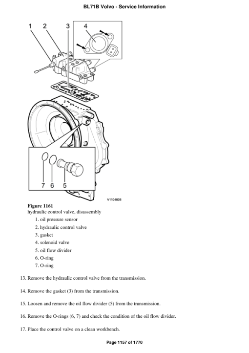 Volvo BL71B Backhoe Loader Repair Service Manual - Image 2