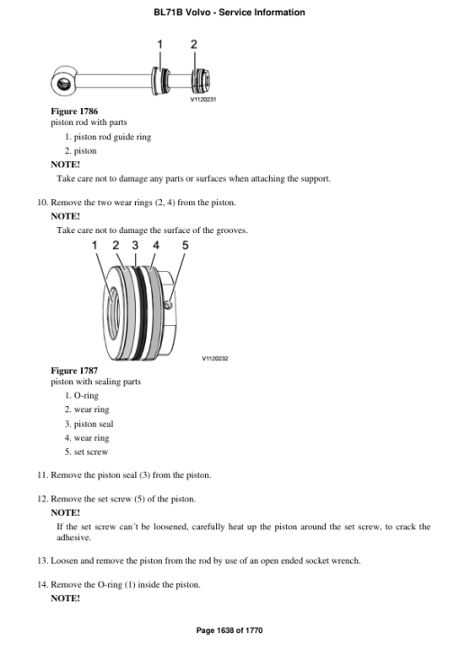 Volvo BL71B Backhoe Loader Repair Service Manual - Image 4