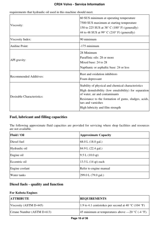 Volvo CR24 Asphalt Compactors Repair Service Manual - Image 3