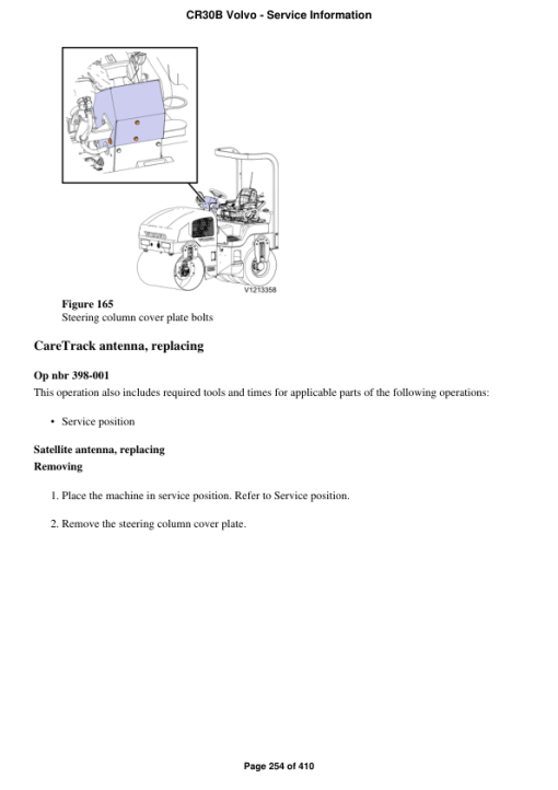 Volvo CR30B Asphalt Compactors Repair Service Manual - Image 3