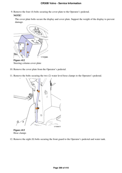 Volvo CR30B Asphalt Compactors Repair Service Manual - Image 5