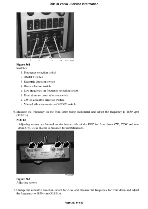 Volvo DD100 Asphalt Compactors Repair Service Manual - Image 4