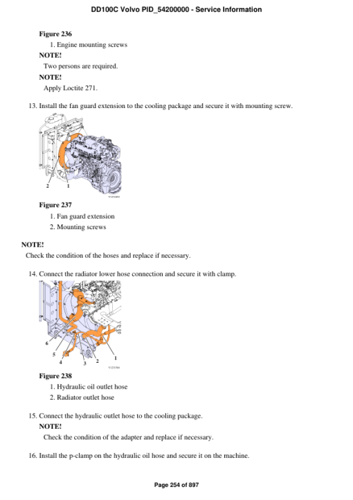 Volvo DD100C Asphalt Compactors Repair Service Manual - Image 2