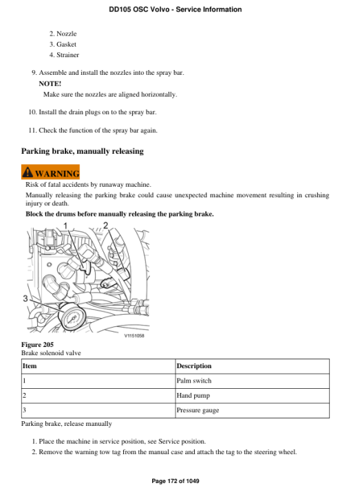 Volvo DD105 OSC Asphalt Compactors Repair Service Manual - Image 2