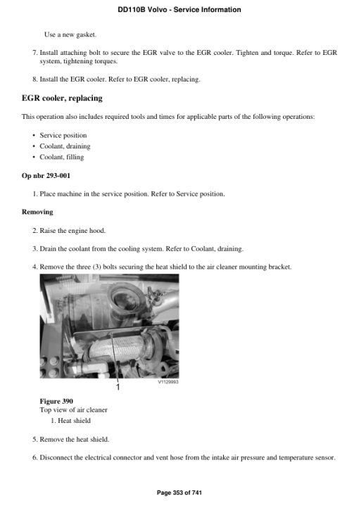 Volvo DD110B Asphalt Compactors Repair Service Manual - Image 3