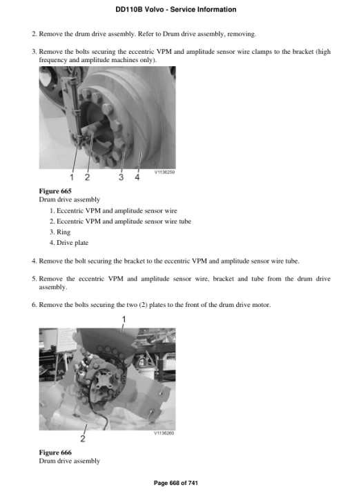 Volvo DD110B Asphalt Compactors Repair Service Manual - Image 4