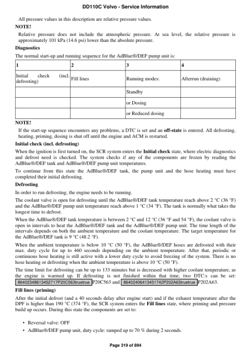 Volvo DD110C Asphalt Compactors Repair Service Manual - Image 3