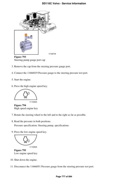 Volvo DD110C Asphalt Compactors Repair Service Manual - Image 5