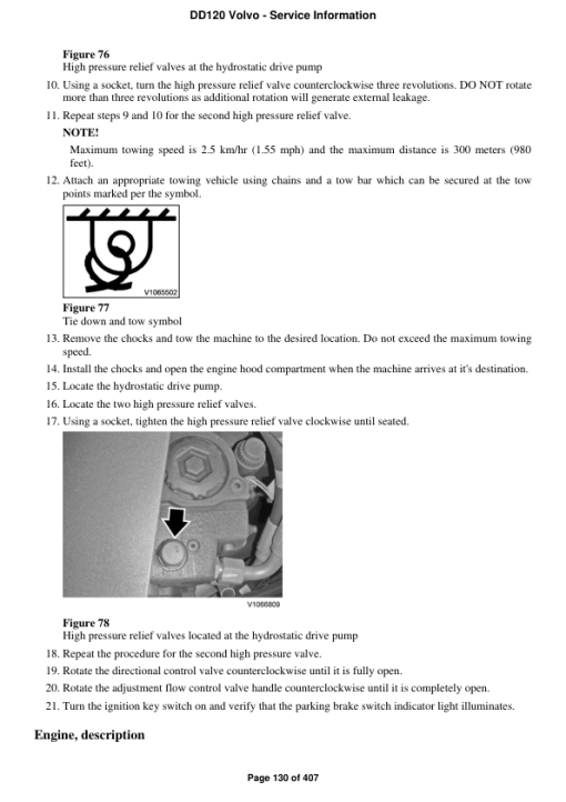 Volvo DD120 Asphalt Compactors Repair Service Manual - Image 2