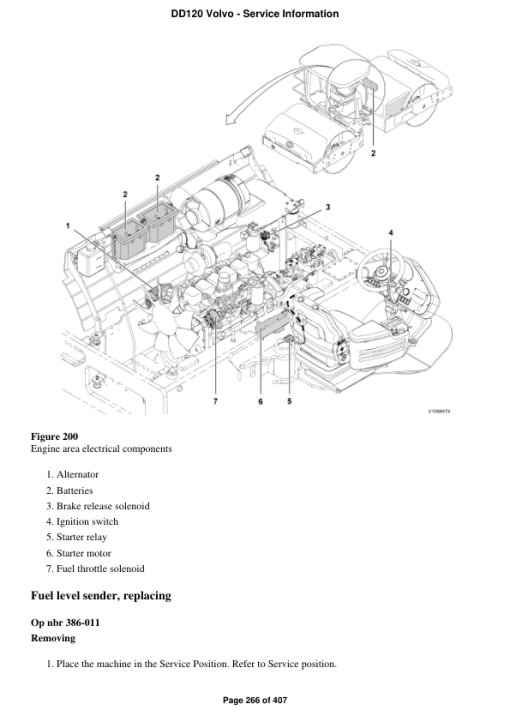 Volvo DD120 Asphalt Compactors Repair Service Manual - Image 4