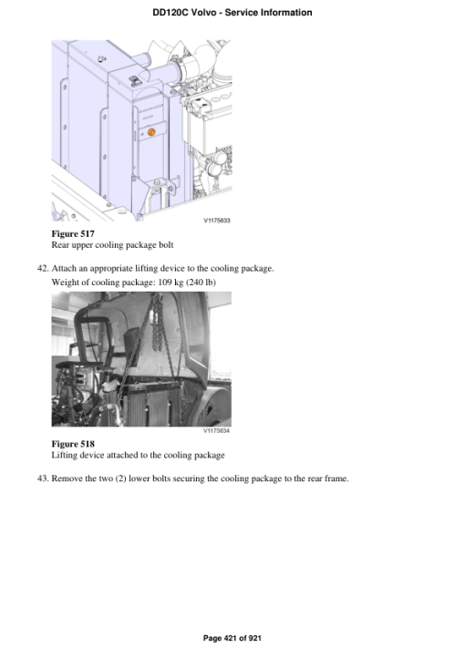 Volvo DD120C Asphalt Compactors Repair Service Manual - Image 2