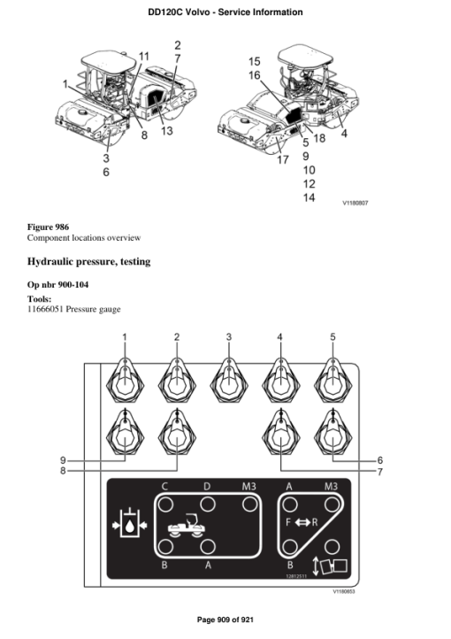 Volvo DD120C Asphalt Compactors Repair Service Manual - Image 4