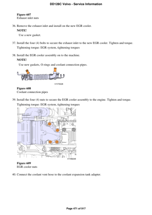 Volvo DD128C Asphalt Compactors Repair Service Manual - Image 4