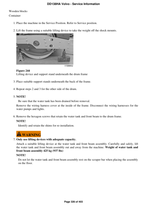 Volvo DD138HA Asphalt Compactors Repair Service Manual - Image 3