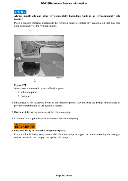 Volvo DD138HA Asphalt Compactors Repair Service Manual - Image 4