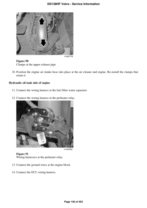 Volvo DD138HF Asphalt Compactors Repair Service Manual - Image 3