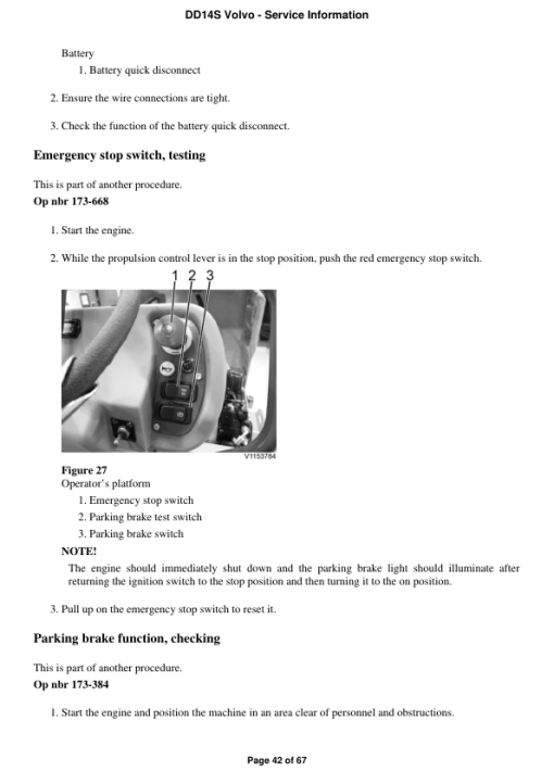 Volvo DD14S Asphalt Compactors Repair Service Manual - Image 3