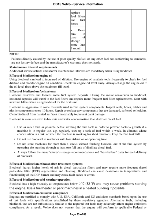 Volvo DD15 Asphalt Compactors Repair Service Manual - Image 2