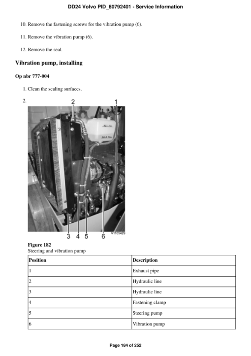 Volvo DD24 Asphalt Compactors Repair Service Manual - Image 3