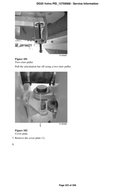 Volvo DD25 Asphalt Compactors Repair Service Manual - Image 3