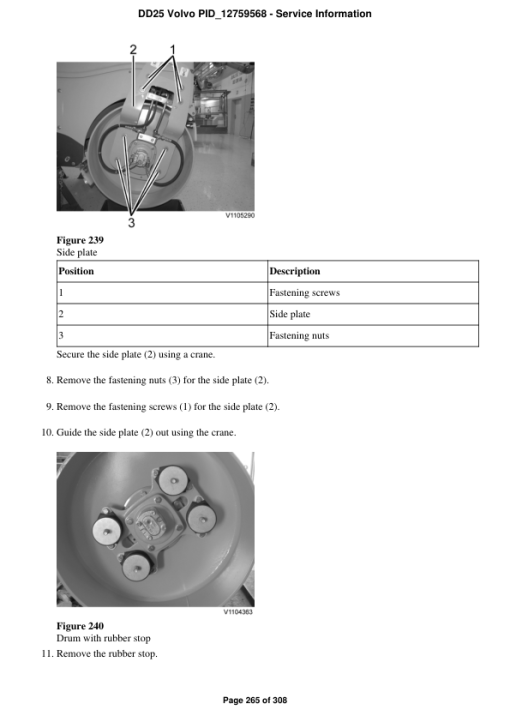 Volvo DD25 Asphalt Compactors Repair Service Manual - Image 4